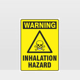 Customized Safety Signs,Warning Inhalation Hazard Sign